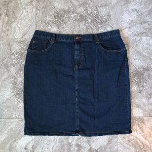 LRL Lauren Jeans Co. Denim Skirt